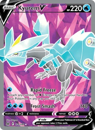 Kyurem V #174 · Lost Origin Pokémon card