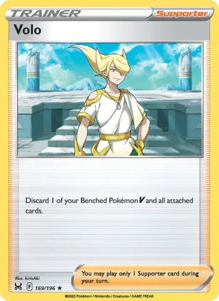 Volo #169 · Lost Origin Pokémon card