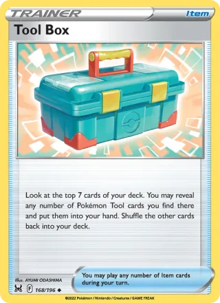 Tool Box #168 · Lost Origin Pokémon card