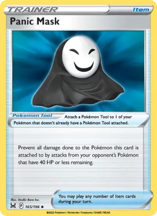Panic Mask card