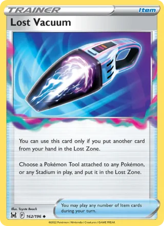 Lost Vacuum #162 · Lost Origin Pokémon card