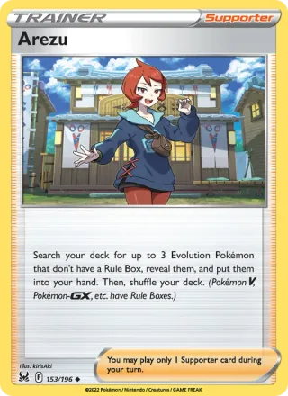 Arezu #153 · Lost Origin Pokémon card