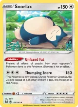 Snorlax #143/196 · Lost Origin Pokémon card
