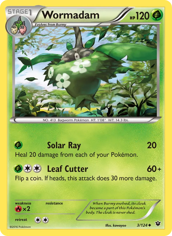 Wormadam full card art