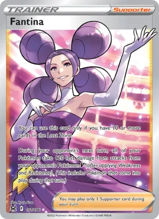 Fantina #191 · Lost Origin Pokémon card