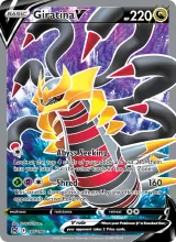Giratina V · Lost Origin Pokémon card