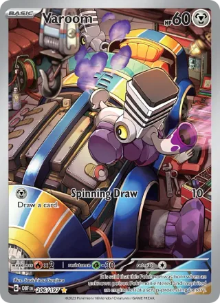 Varoom #206 · Obsidian Flames Pokémon card