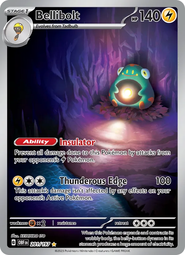 Bellibolt full card art