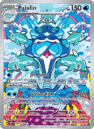 Palafin #200 · Obsidian Flames Pokémon card