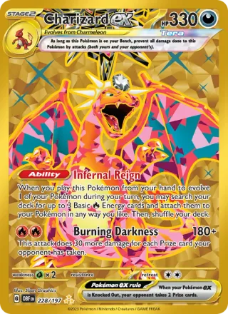 Charizard ex #228 · Obsidian Flames Pokémon card