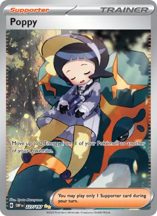 Poppy #227 · Obsidian Flames Pokémon card