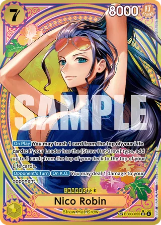 Nico Robin (SP) #EB03-055-sp · Extra Booster: One Piece Heroines Edition One Piece card