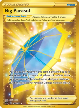 Big Parasol #199 · Darkness Ablaze Pokémon card