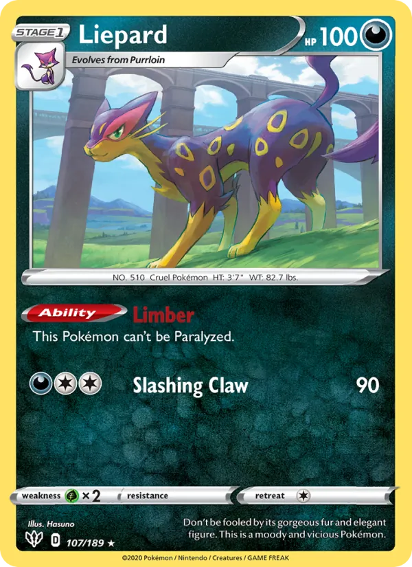 Liepard full card art
