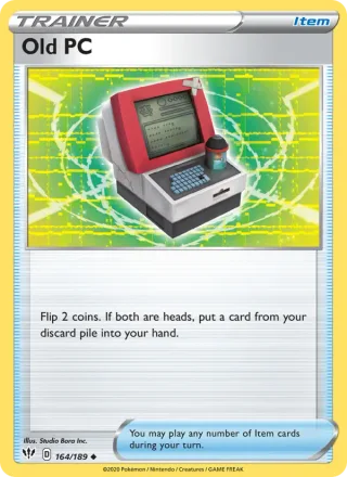 Old PC #164 · Darkness Ablaze Pokémon card