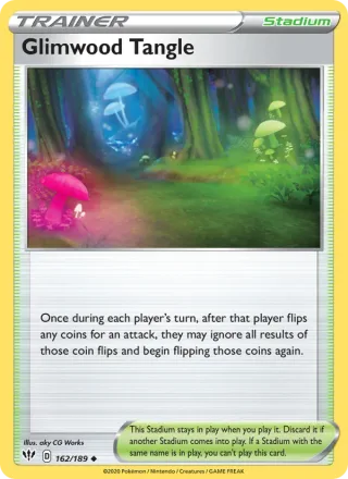 Glimwood Tangle #162 · Darkness Ablaze Pokémon card