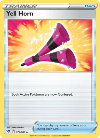 Yell Horn card