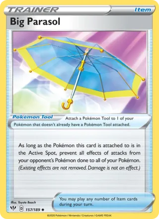 Big Parasol #157 · Darkness Ablaze Pokémon card