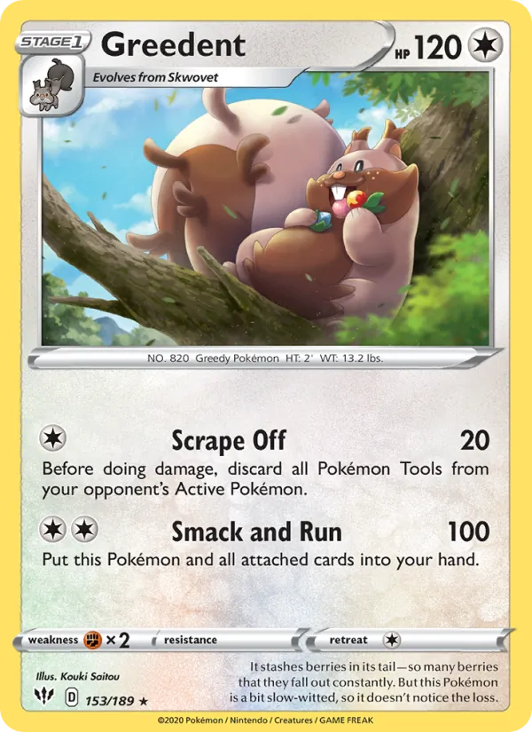 Greedent full card art