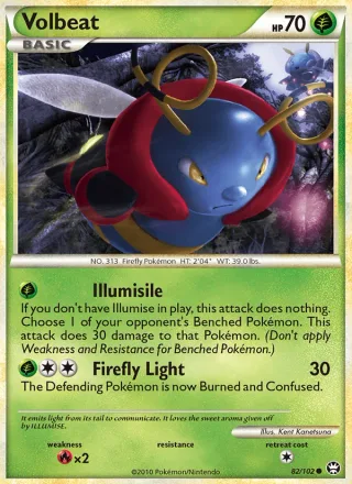 Volbeat #82 · Triumphant Pokémon card