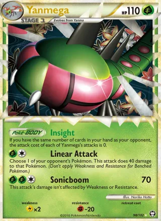 Yanmega #98 · Triumphant Pokémon card