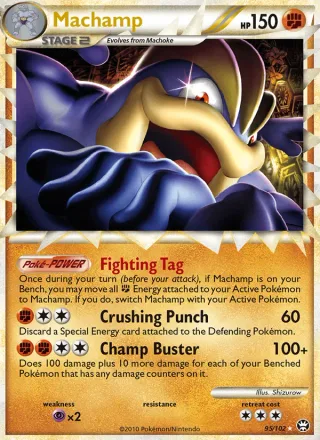 Machamp #95 · Triumphant Pokémon card