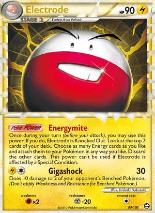 Electrode #93 · Triumphant Pokémon card