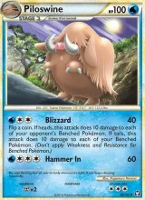 Piloswine · Triumphant Pokémon card