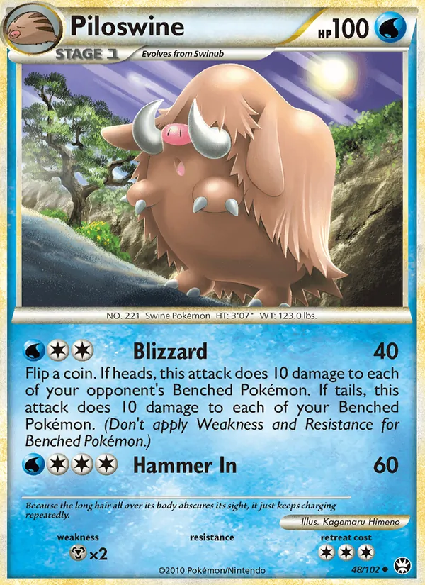 Piloswine full card art