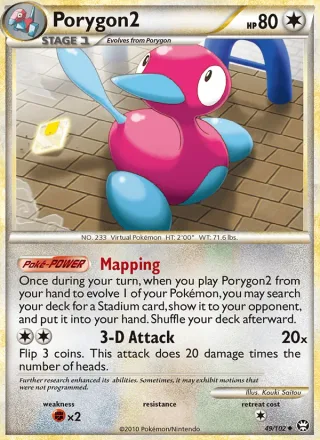 Porygon2 #49 · Triumphant Pokémon card