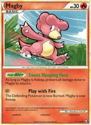 Magby #41 · Triumphant Pokémon card