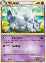 Nidorina · Triumphant Pokémon card