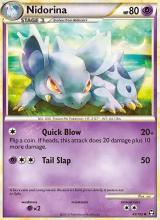 Nidorina #45 · Triumphant Pokémon card