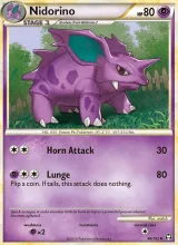Nidorino · Triumphant Pokémon card