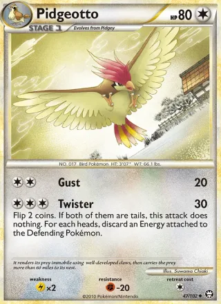 Pidgeotto #47 · Triumphant Pokémon card