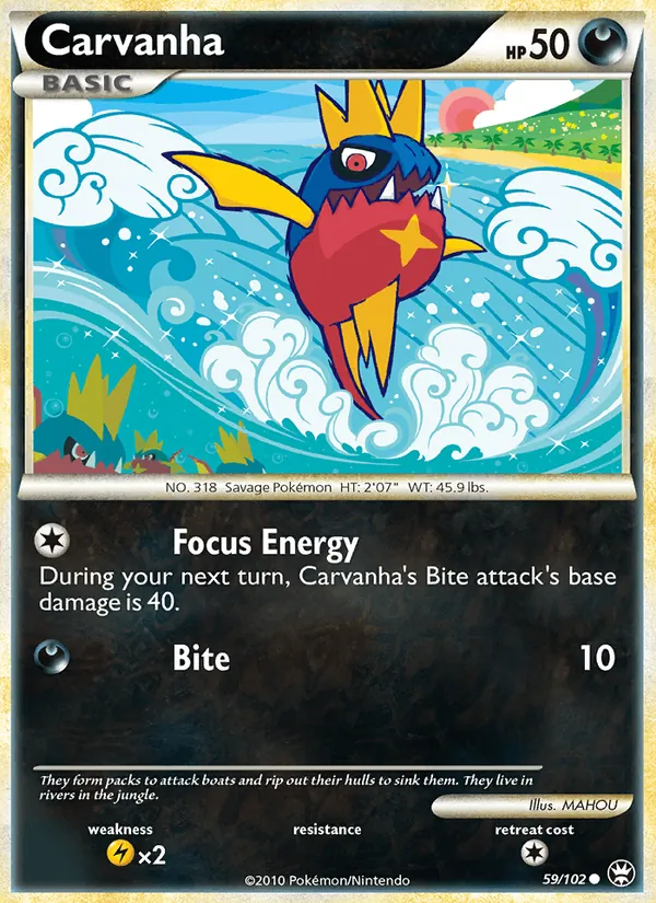Carvanha full card art