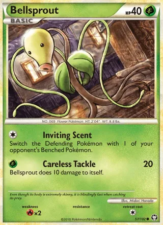Bellsprout #57 · Triumphant Pokémon card