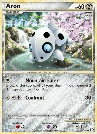 Aron #56 · Triumphant Pokémon card