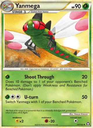 Yanmega #54 · Triumphant Pokémon card