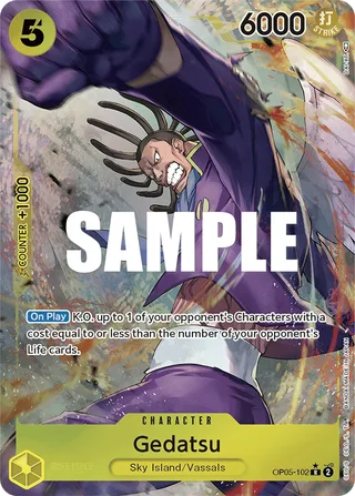 Gedatsu (Championship 2024 Finalist Card Set) #OP05-102-championship-2024-finalist-card-set · One Piece Promotion Cards One Piece card