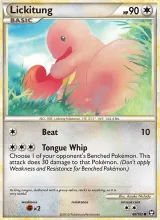 Lickitung · Triumphant Pokémon card