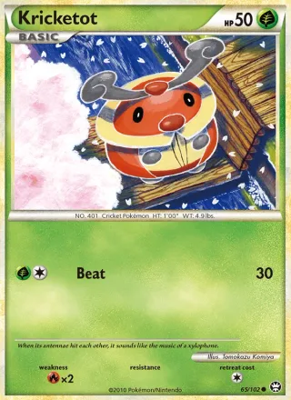 Kricketot #65 · Triumphant Pokémon card