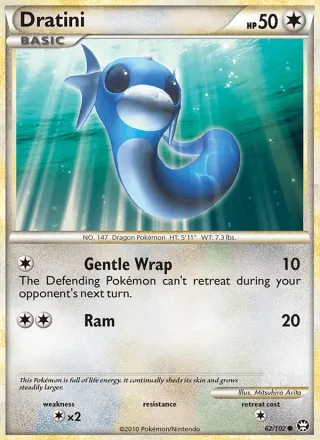 Dratini #62 · Triumphant Pokémon card