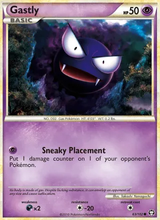 Gastly #63 · Triumphant Pokémon card