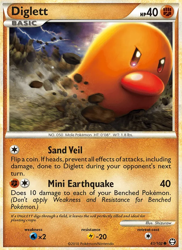 Diglett full card art