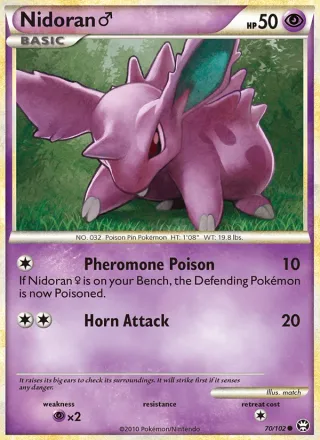 Nidoran ♂ #70 · Triumphant Pokémon card
