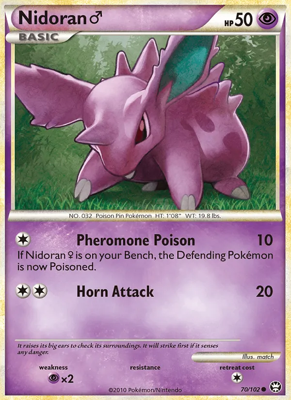 Nidoran ♂ full card art