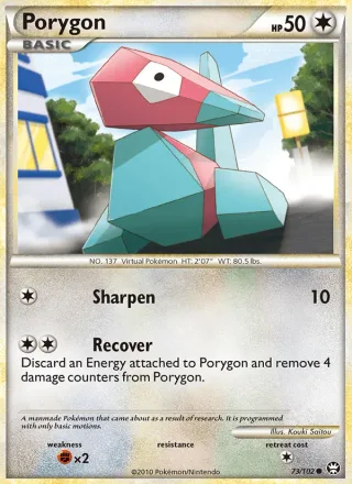 Porygon #73 · Triumphant Pokémon card