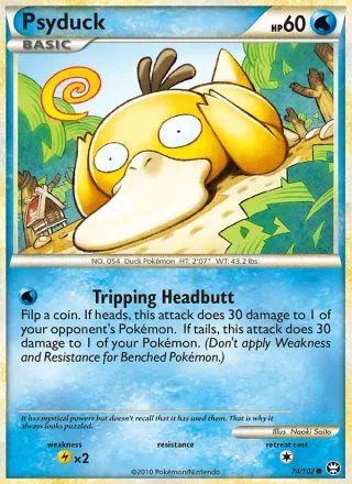 Psyduck #74 · Triumphant Pokémon card