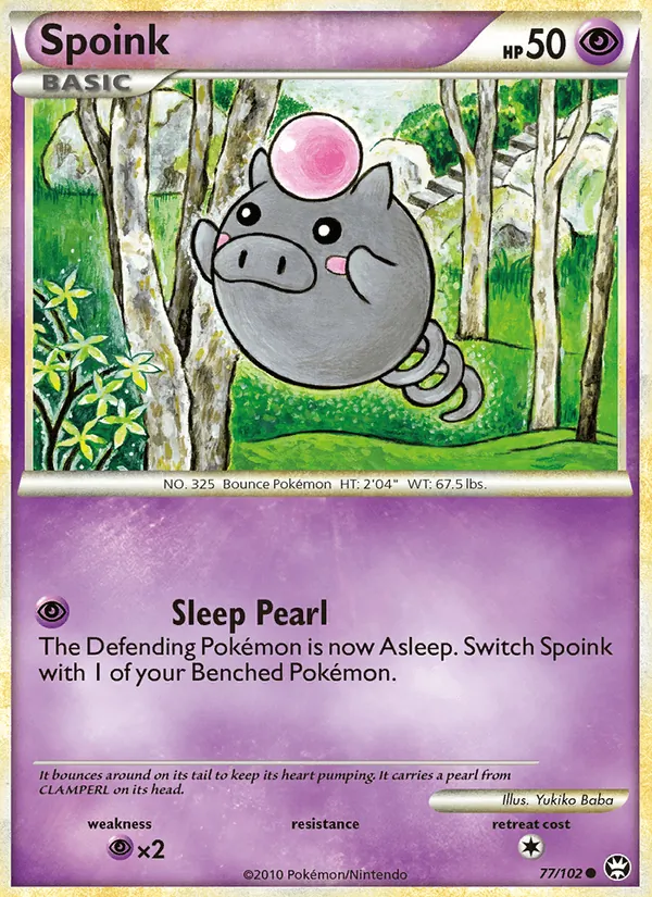 Spoink full card art
